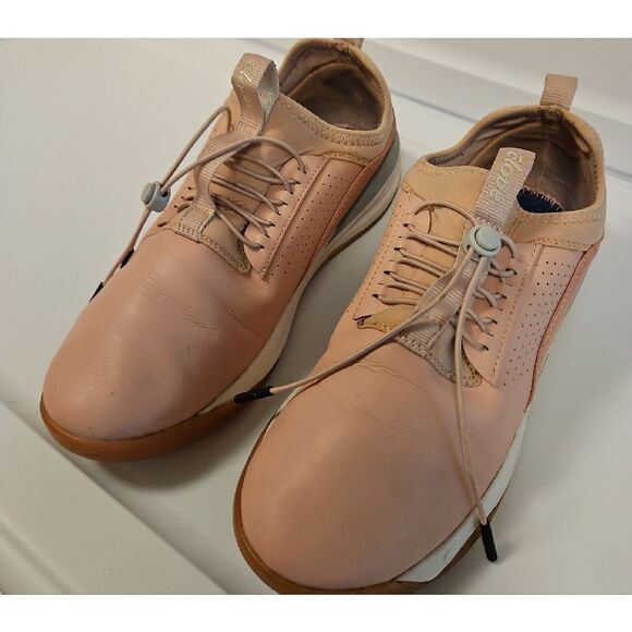 Clove Pink Womens Leather Sneakers Sz 11 - Picture 5 of 9